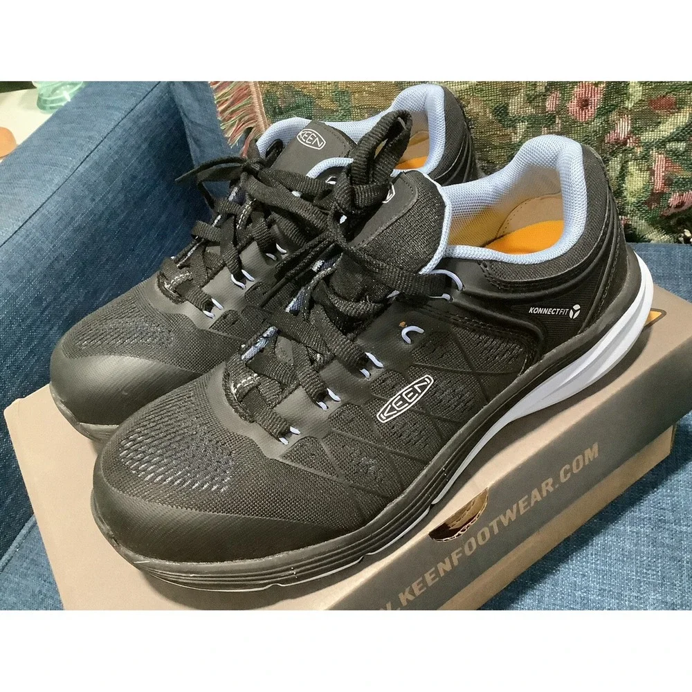 KEEN Vista Energy Work Sneaker Black Size Womens 8.5 M